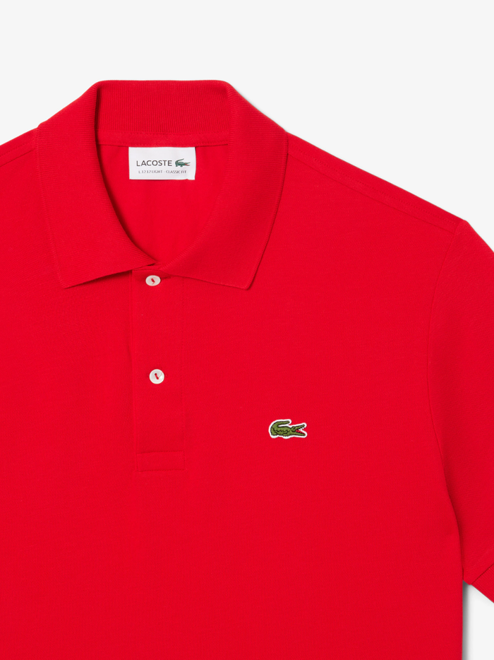 LACOSTE Classic Fit L.12.12 LIGHT Polo Shirt Red - MAISONDEFASHION.COM