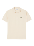 LACOSTE Classic Fit L.12.12 Original Polo Shirt Beige - MAISONDEFASHION.COM