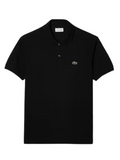 LACOSTE Classic Fit L.12.12 Original Polo Shirt Black - MAISONDEFASHION.COM
