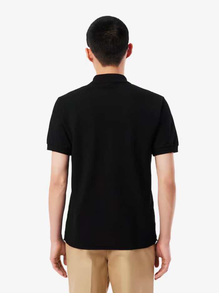 LACOSTE Classic Fit L.12.12 Original Polo Shirt Black - MAISONDEFASHION.COM
