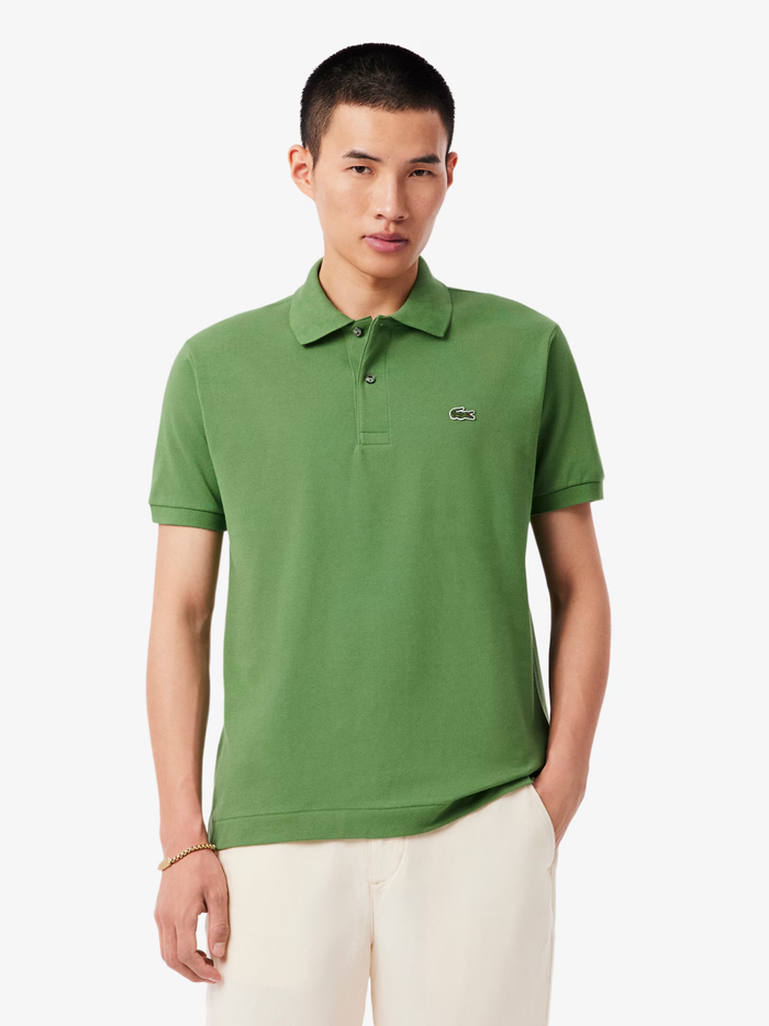 LACOSTE Classic Fit L.12.12 Original Polo Shirt Green - MAISONDEFASHION.COM