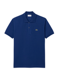 LACOSTE Classic Fit L.12.12 Original Polo Shirt Navy Blue - MAISONDEFASHION.COM