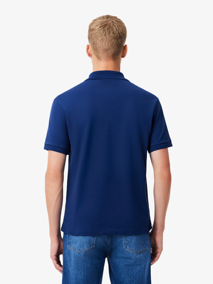 LACOSTE Classic Fit L.12.12 Original Polo Shirt Navy Blue - MAISONDEFASHION.COM