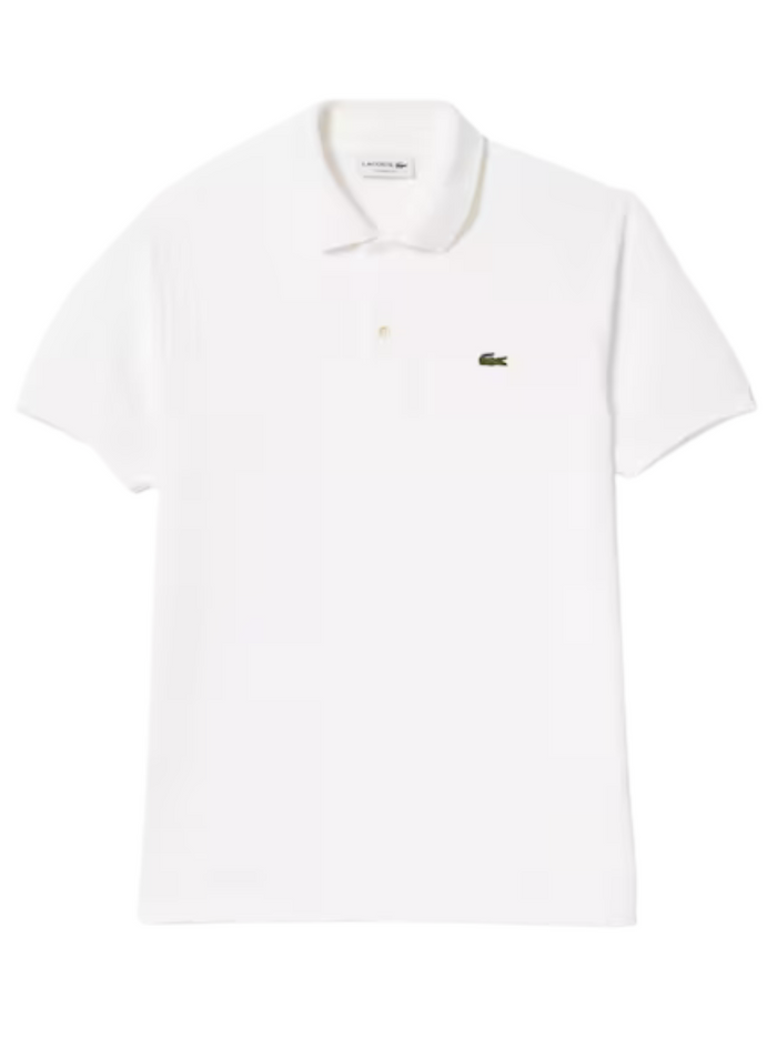 LACOSTE Classic Fit L.12.12 Original Polo Shirt White - MAISONDEFASHION.COM