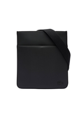 LACOSTE Classic Flat Satchel Black - MAISONDEFASHION.COM