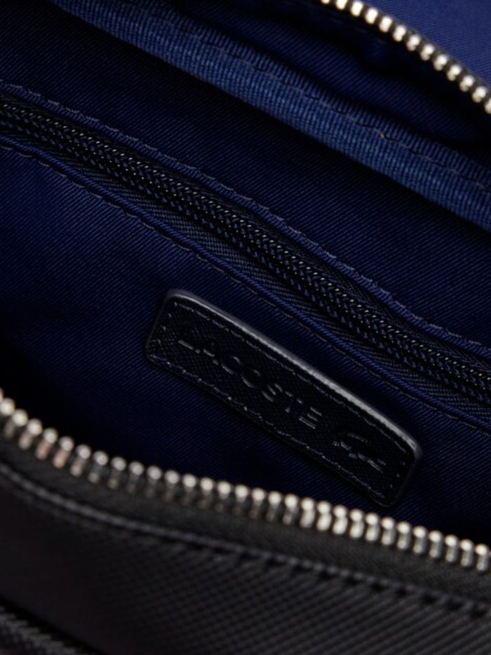 LACOSTE Classic Messenger Bag Black - MAISONDEFASHION.COM