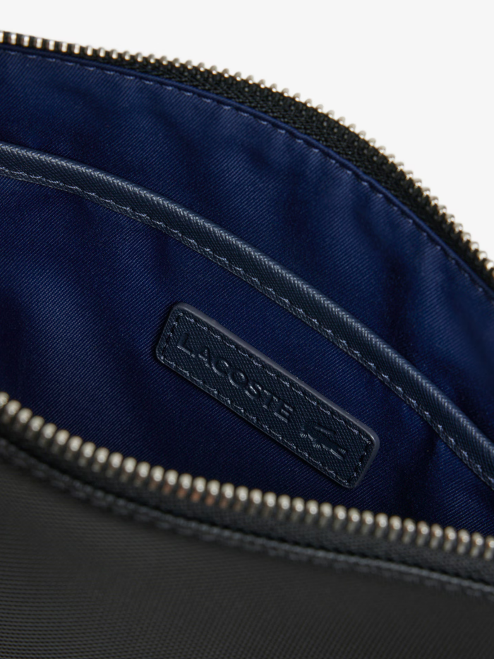 LACOSTE Classic Pouch Bag Black - MAISONDEFASHION.COM