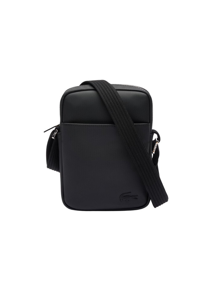 LACOSTE Classic Satchel Black - MAISONDEFASHION.COM