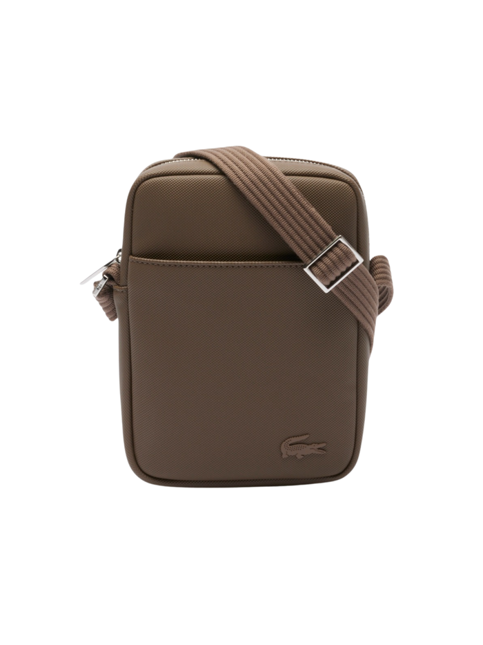 LACOSTE Classic Satchel Morel - MAISONDEFASHION.COM