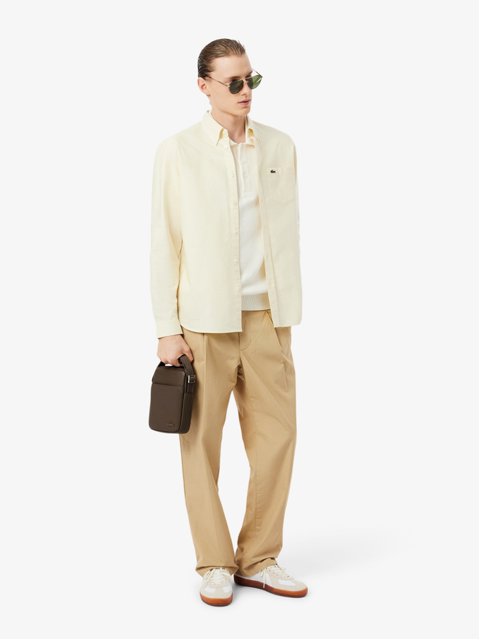 LACOSTE Classic Satchel Morel - MAISONDEFASHION.COM