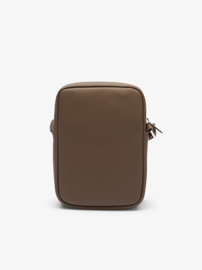 LACOSTE Classic Satchel Morel - MAISONDEFASHION.COM