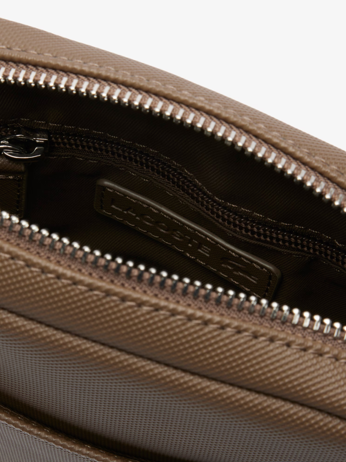 LACOSTE Classic Satchel Morel - MAISONDEFASHION.COM