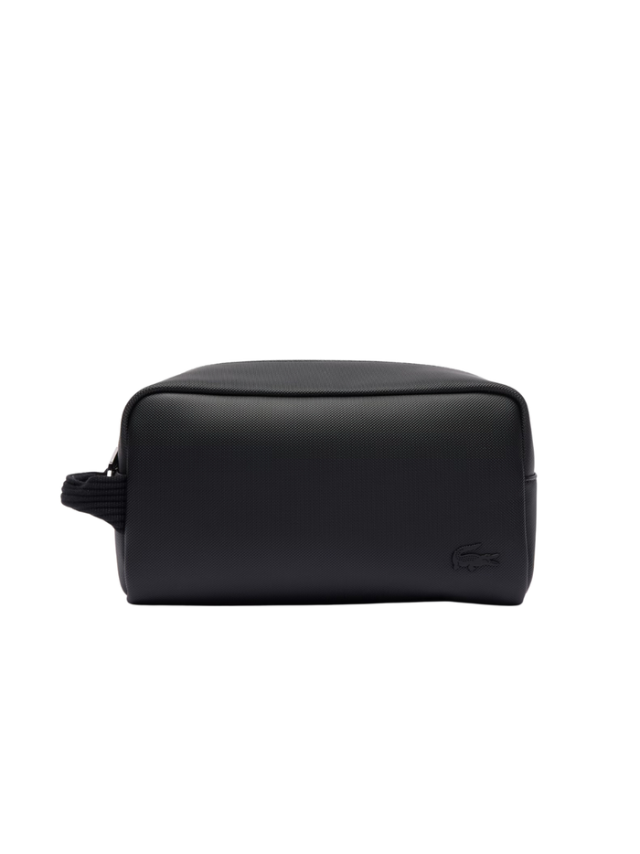LACOSTE Classic Toiletry Bag Black - MAISONDEFASHION.COM