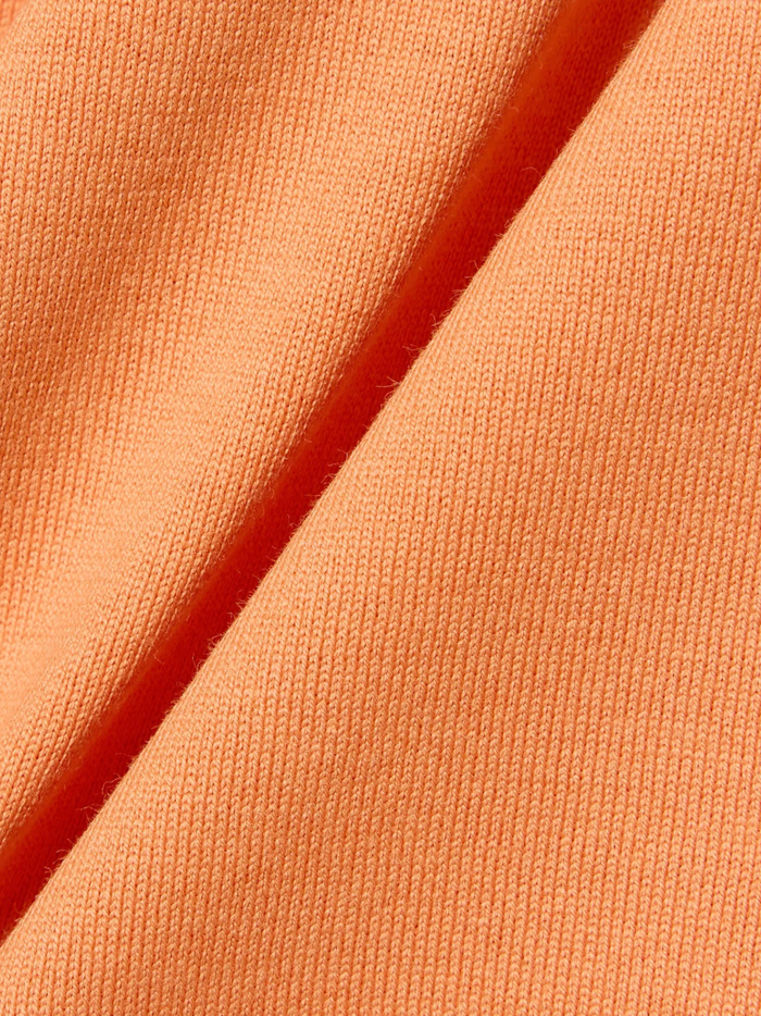 LACOSTE Colour-Block Classic Cut Cotton T-shirt Orange - MAISONDEFASHION.COM