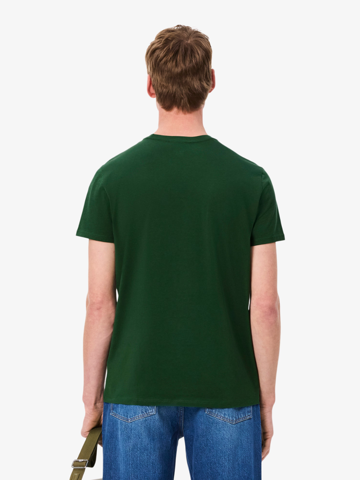 LACOSTE Cotton Pima T-shirt Pine Green - MAISONDEFASHION.COM