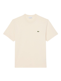 LACOSTE Cotton T-shirt Beige