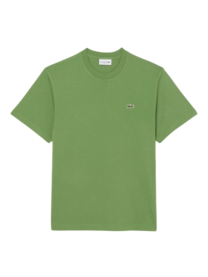 LACOSTE Cotton T-shirt Lime Green - MAISONDEFASHION.COM