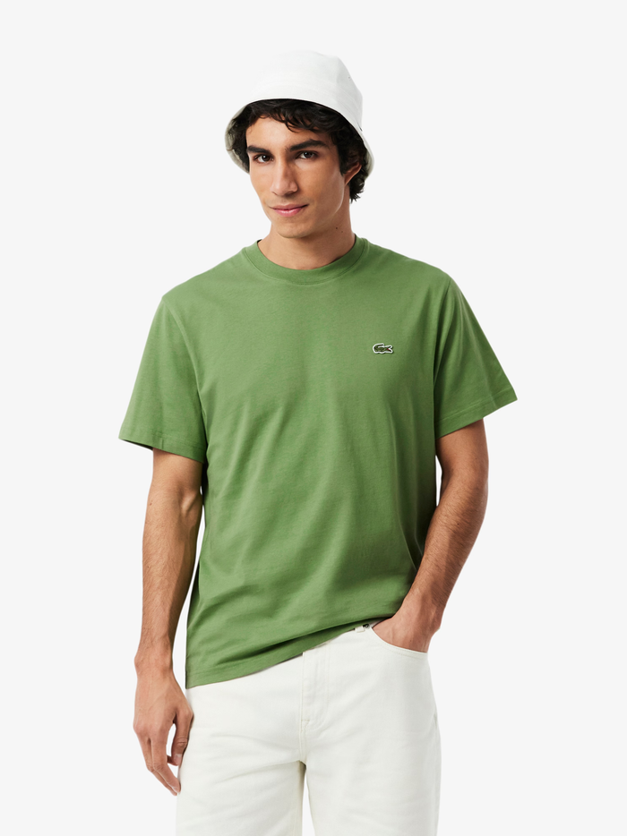 LACOSTE Cotton T-shirt Lime Green - MAISONDEFASHION.COM