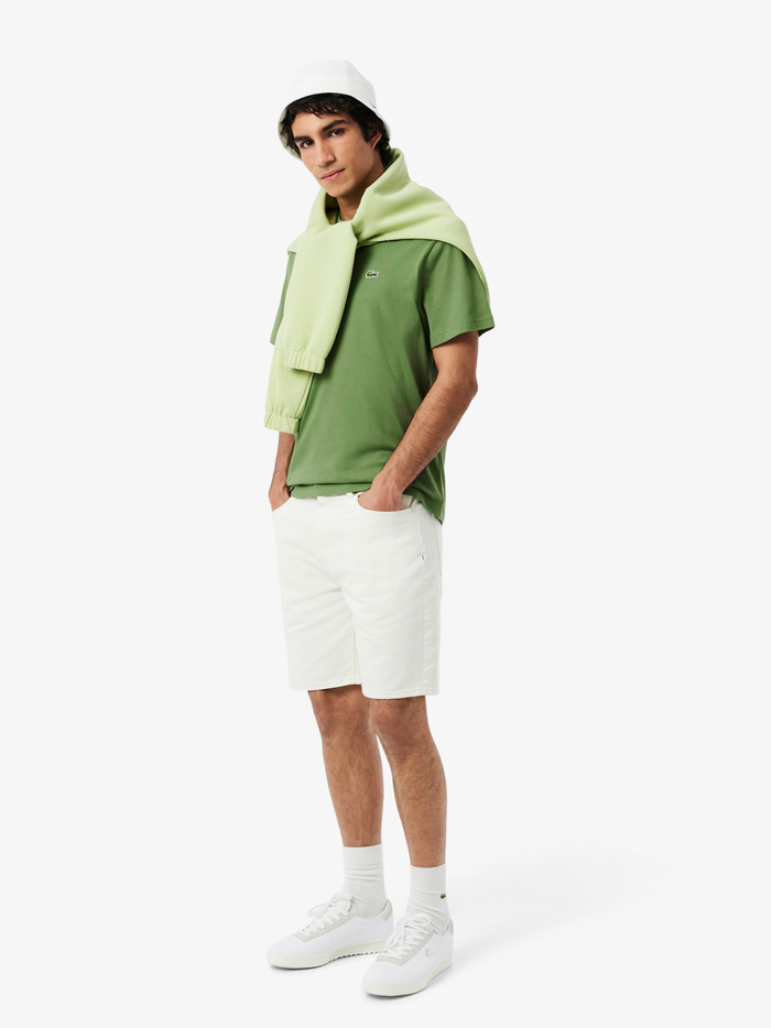 LACOSTE Cotton T-shirt Lime Green - MAISONDEFASHION.COM