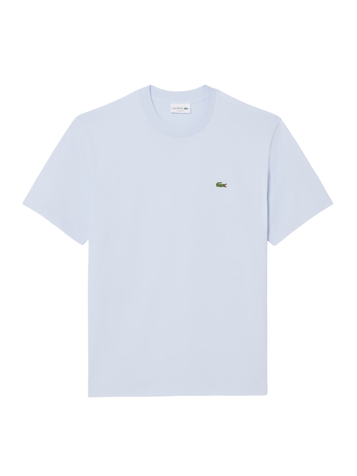LACOSTE Cotton T-shirt Pastel Blue