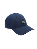 LACOSTE Cotton Twill Cap Midnight Blue - MAISONDEFASHION.COM