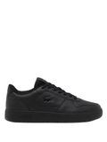 LACOSTE Court Ace Leather Sneakers Black - MAISONDEFASHION.COM