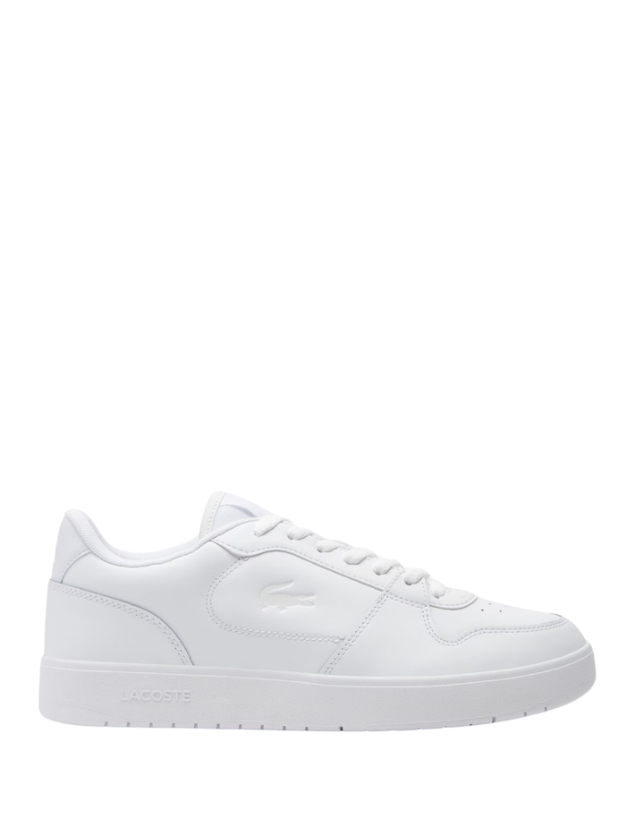 LACOSTE Court Ace Leather Sneakers White - MAISONDEFASHION.COM
