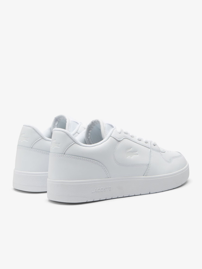 LACOSTE Court Ace Leather Sneakers White - MAISONDEFASHION.COM