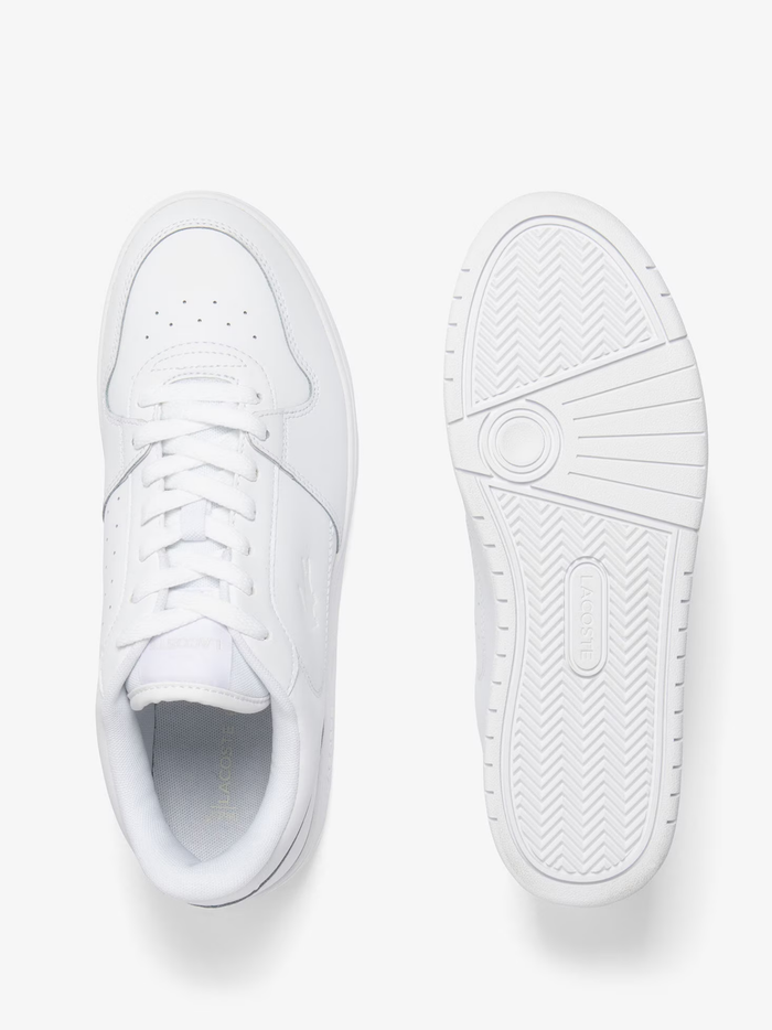 LACOSTE Court Ace Leather Sneakers White - MAISONDEFASHION.COM