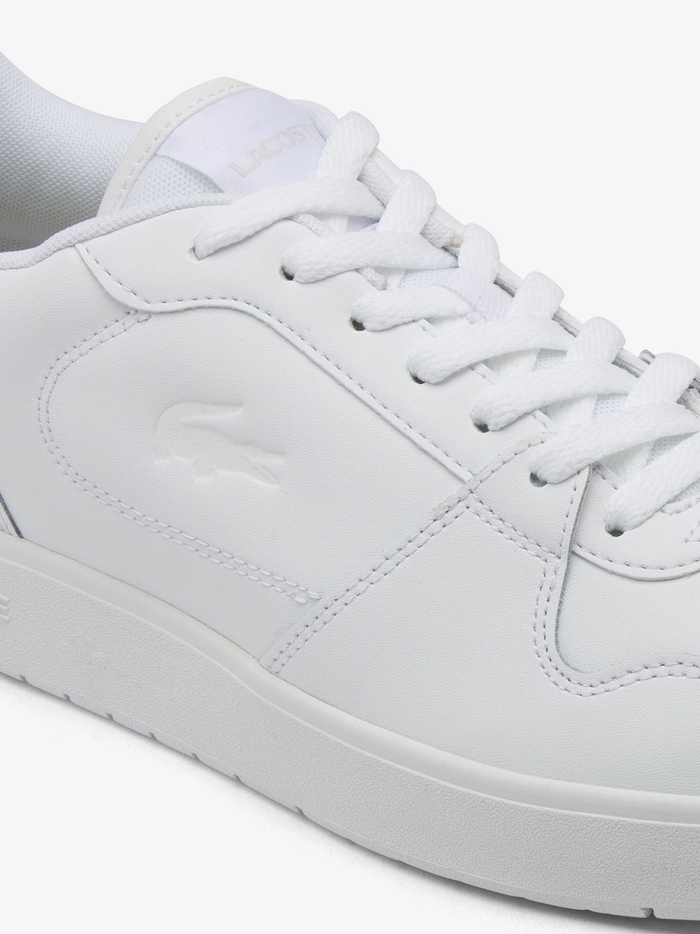LACOSTE Court Ace Leather Sneakers White - MAISONDEFASHION.COM