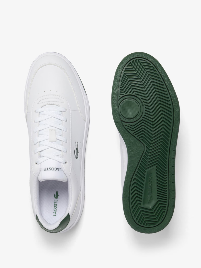 LACOSTE Court Pro Sneakers White/Dark Green - MAISONDEFASHION.COM