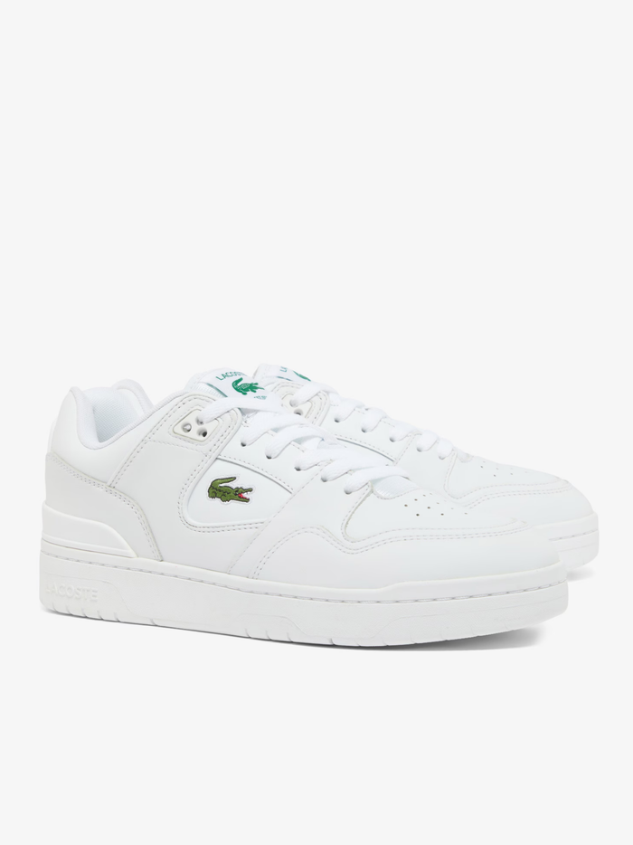 LACOSTE Courtcage Set Leather Sneakers White - MAISONDEFASHION.COM