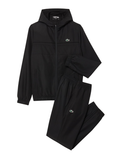 LACOSTE Diamond Taffeta Sport Tracksuit Black - MAISONDEFASHION.COM