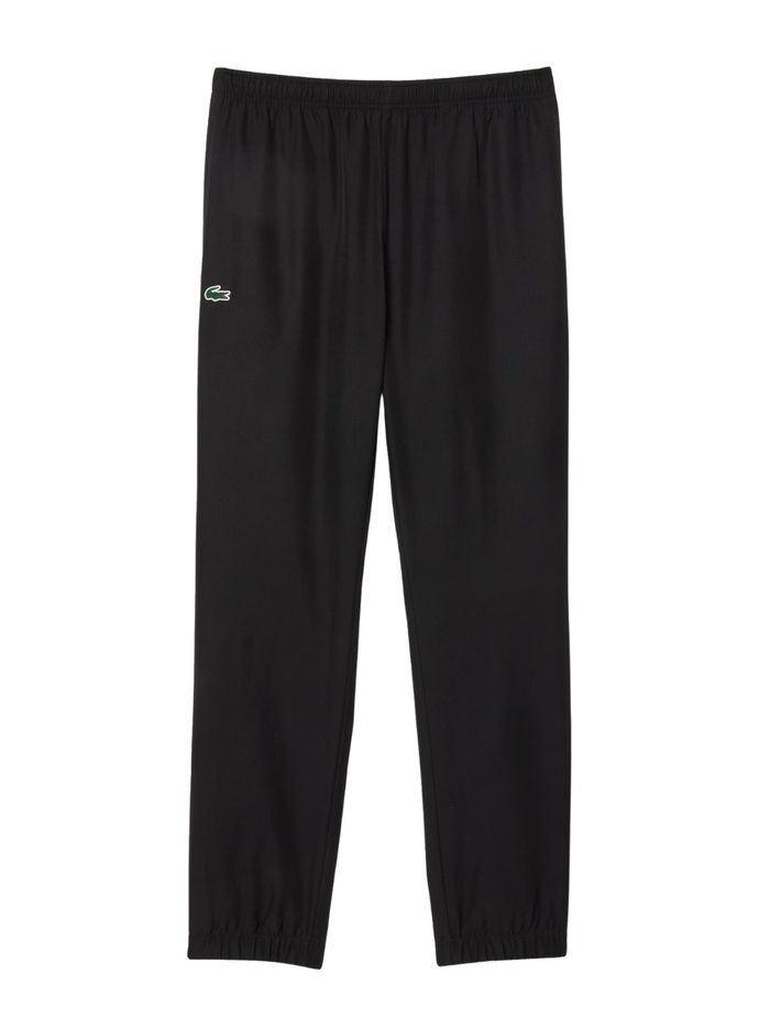LACOSTE Diamond Taffeta Sport Tracksuit Black - MAISONDEFASHION.COM