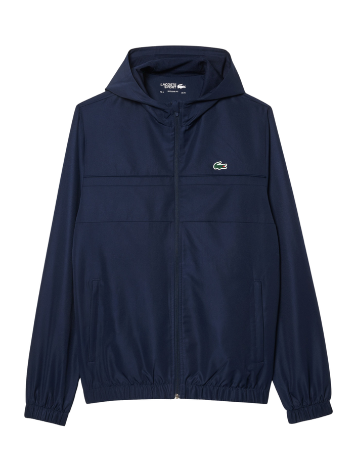 LACOSTE Diamond Taffeta Sport Tracksuit Navy - MAISONDEFASHION.COM
