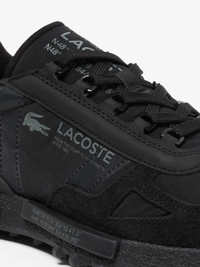 LACOSTE Elite Active Sneakers Black/Black - MAISONDEFASHION.COM