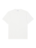 LACOSTE Embossed Branding Jersey T-shirt White - MAISONDEFASHION.COM