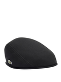 LACOSTE Embroidered Crocodile Petit Piqué Beret Black