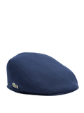 LACOSTE Embroidered Crocodile Petit Piqué Beret Midnight Blue