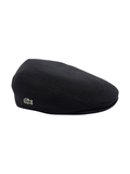 LACOSTE Felted Wool Beret Black - MAISONDEFASHION.COM