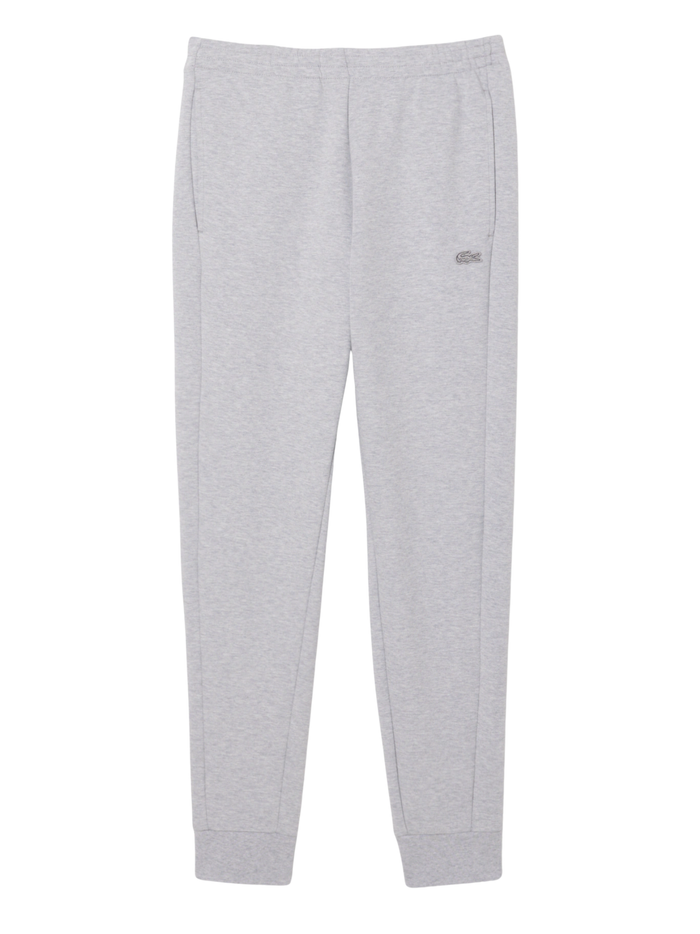 LACOSTE Fitted Jersey Sweatpants Light Grey - MAISONDEFASHION.COM