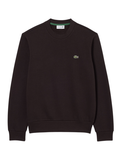 LACOSTE Fleece Crew Neck Sweatshirt Brown