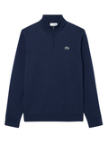 LACOSTE Golf Quarter Zipped Windbreaker Sweater Midnight Blue - MAISONDEFASHION.COM