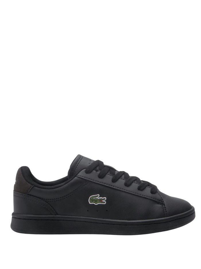 LACOSTE KIDS Boys Carnaby Set Sneakers Black/Black - MAISONDEFASHION.COM