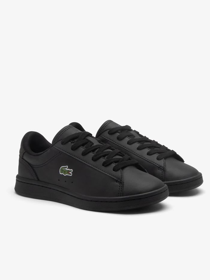 LACOSTE KIDS Boys Carnaby Set Sneakers Black/Black - MAISONDEFASHION.COM