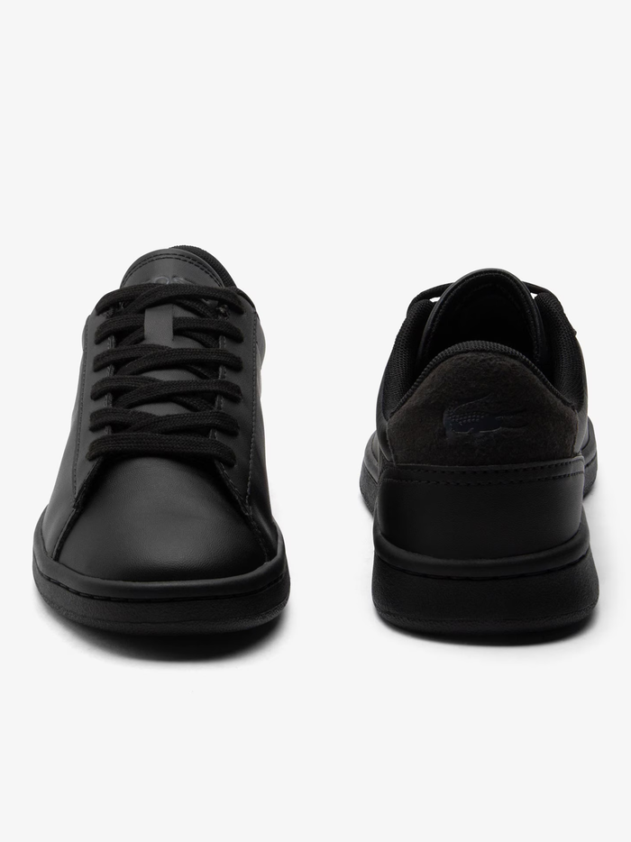 LACOSTE KIDS Boys Carnaby Set Sneakers Black/Black - MAISONDEFASHION.COM