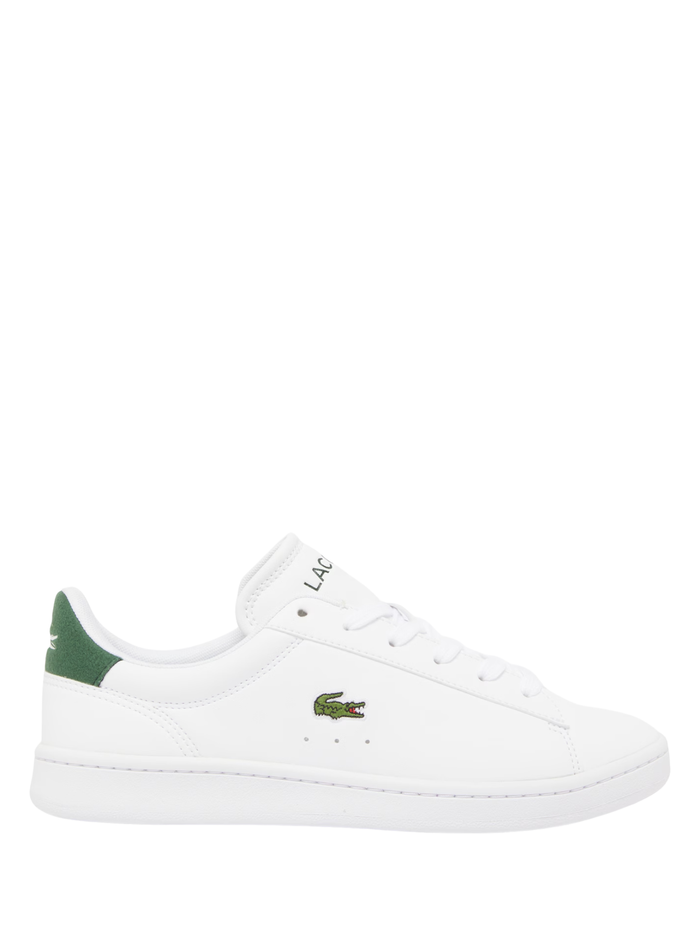 LACOSTE KIDS Boys Carnaby Set Sneakers White/Dark Green - MAISONDEFASHION.COM