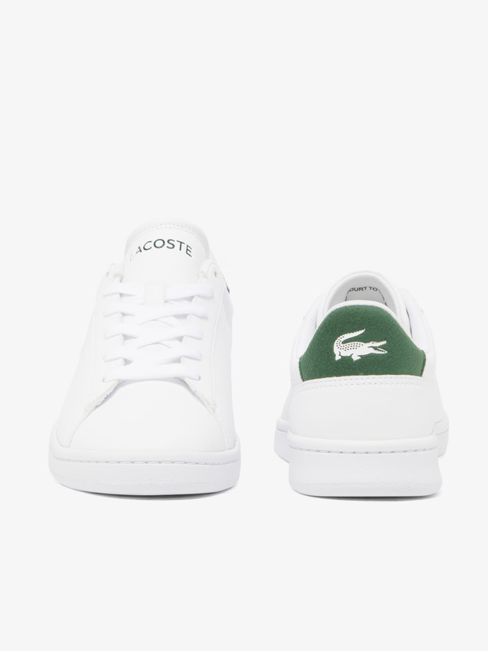 LACOSTE KIDS Boys Carnaby Set Sneakers White/Dark Green - MAISONDEFASHION.COM
