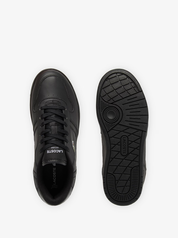 LACOSTE KIDS Boys T-Clip Set Sneakers Black - MAISONDEFASHION.COM
