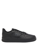 LACOSTE L001 Set Leather Sneakers Black - MAISONDEFASHION.COM